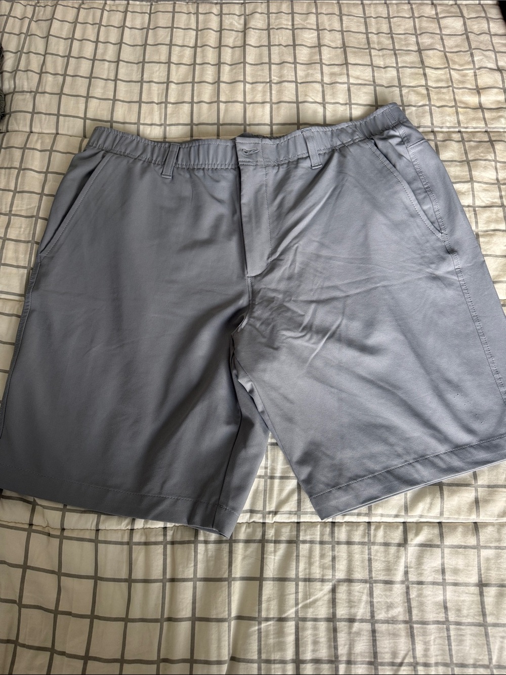 Under Armour Light Gray Men's Hybrid Performance Shorts